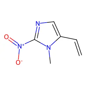 1-ME-2-NO2-5-Vinyl imidazole structure