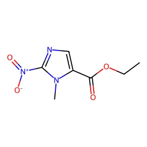 Ethyl 1-methyl-2-nitro-1H-imidazole-5-carboxylate structure