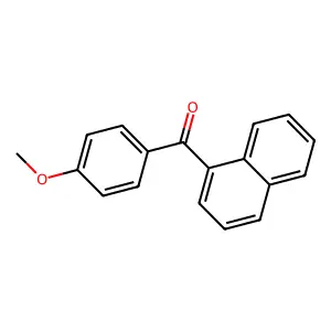 (4-Methoxyphenyl)(naphthalen-1-yl)methanone structure