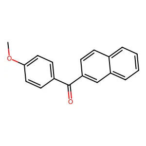 (4-Methoxyphenyl)(naphthalen-2-yl)methanone structure