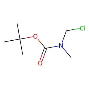 tert-Butyl (chloromethyl)(methyl)carbamate structure