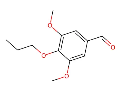 3,5-Dimethoxy-4-propoxybenzaldehyde structure