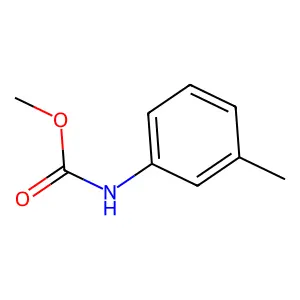 Carbamic acid, (3-methylphenyl)-, methyl ester structure
