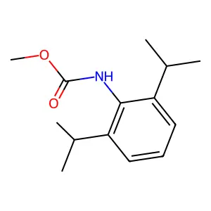 Methyl N-(2,6-diisopropylphenyl)carbamate structure