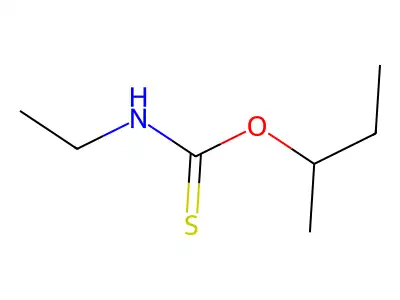 O-sec-Butyl ethylcarbamothioate structure