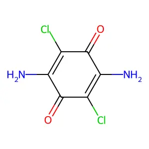 2,5-Diamino-3,6-dichloro-1,4-benzoquinone structure
