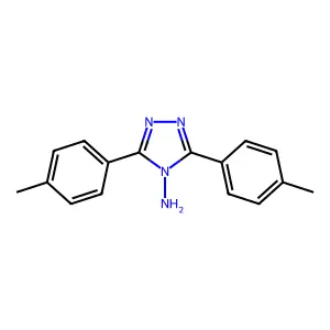 3,5-bis(4-methylphenyl)-1,2,4-triazol-4-amine structure