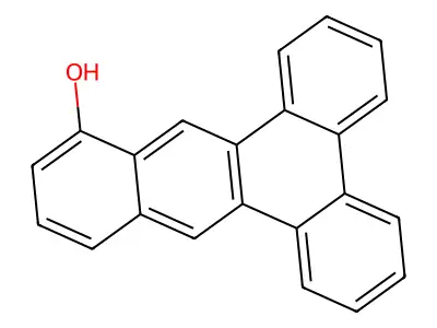 Benzo(b)triphenylen-10-ol structure