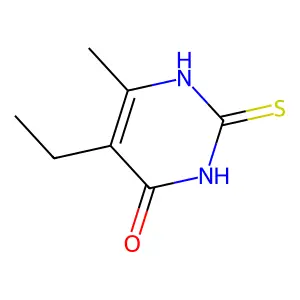 5-Ethyl-6-methyl-2-thiouracil structure