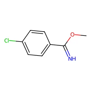 Benzenecarboximidic acid, 4-chloro-, methyl ester structure