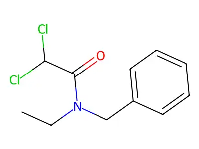 Acetamide, 2,2-dichloro-N-ethyl-N-(phenylmethyl)- structure