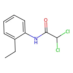 2,2-dichloro-N-(2-ethylphenyl)acetamide structure