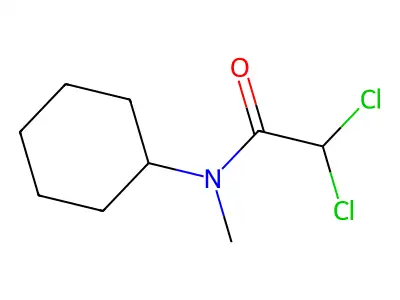 2,2-dichloro-N-cyclohexyl-N-methylacetamide structure
