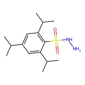 2,4,6-Triisopropylbenzenesulphonohydrazide structure