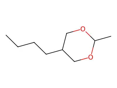 cis-2-Methyl-butyl-1,3-dioxane structure