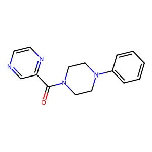 (4-Phenylpiperazin-1-yl)-pyrazin-2-ylmethanone structure