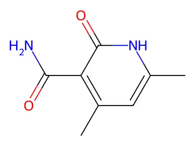 3-Pyridinecarboxamide, 1,2-dihydro-4,6-dimethyl-2-oxo- structure