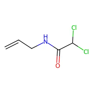 N-allyl-2,2-dichloroacetamide structure
