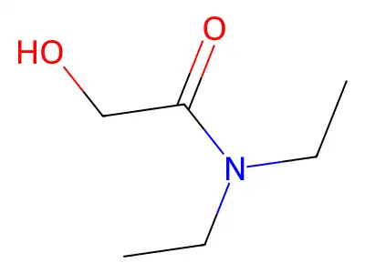N,N-Diethyl-2-hydroxyacetamide structure