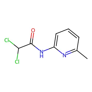 2,2-dichloro-N-(6-methylpyridin-2-yl)acetamide structure