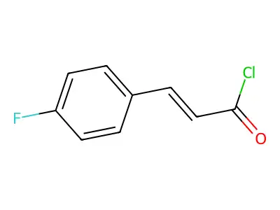 3-(4-Fluorophenyl)prop-2-enoyl chloride structure