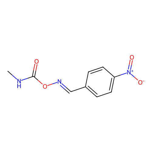 [(E)-(4-nitrophenyl)methylideneamino] N-methylcarbamate structure