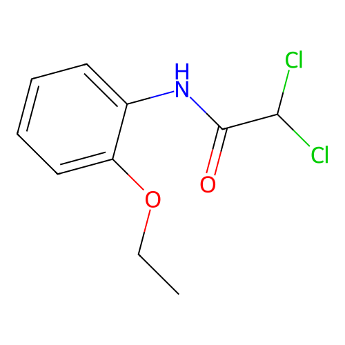 2,2-dichloro-N-(2-ethoxyphenyl)acetamide structure