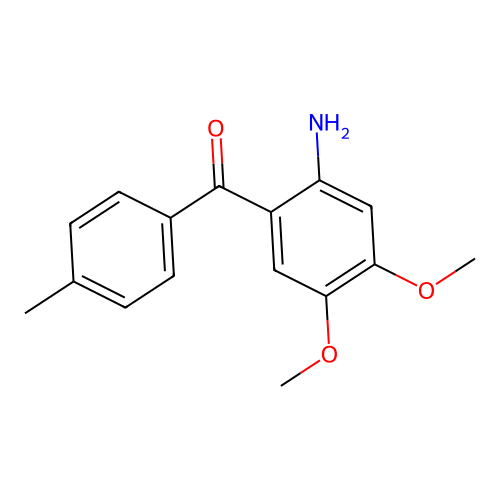 (2-Amino-4,5-dimethoxyphenyl)(p-tolyl)methanone structure