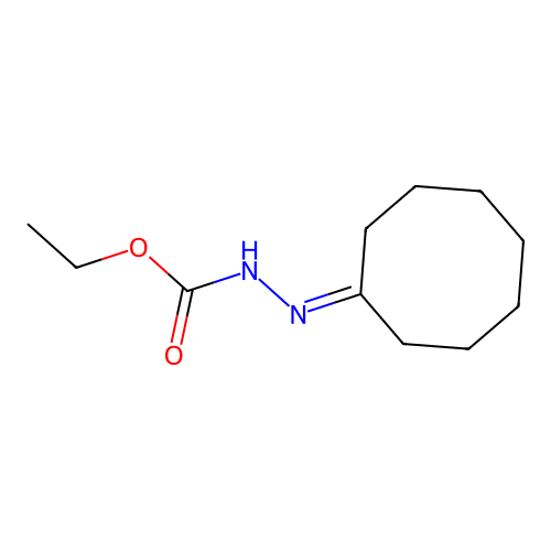 ethyl N-(cyclooctylideneamino)carbamate structure