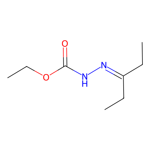 ethyl N-(pentan-3-ylideneamino)carbamate structure