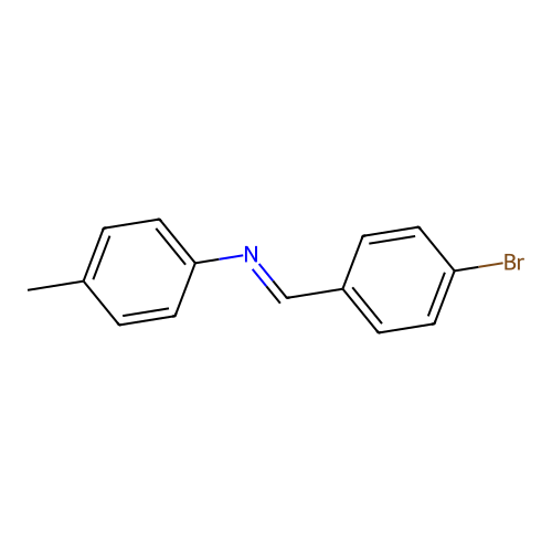 N-(4-Bromobenzylidene)-p-toluidine structure