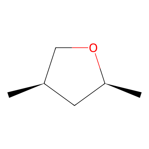 Furan, tetrahydro-2,4-dimethyl-, cis- structure