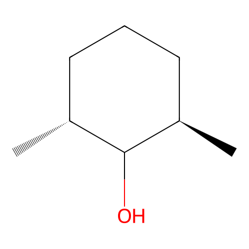 trans-(2R,6R)-2,6-dimethylcyclohexan-1-ol structure