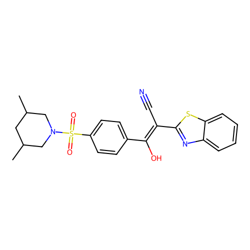 CAS 391867-46-2 - C23H23N3O3S2 structure