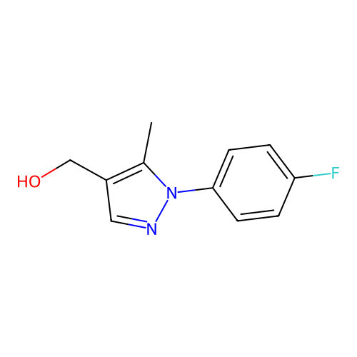 [1-(4-Fluorophenyl)-5-Methyl-1H-Pyrazol-4-Yl]Methanol structure