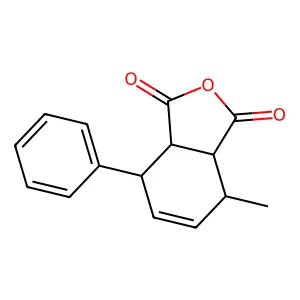 4-Methyl-7-phenyl-3a,4,7,7a-tetrahydro-2-benzofuran-1,3-dione structure