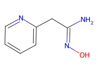 N-hydroxy-2-(2-pyridinyl)ethanimidamide structure
