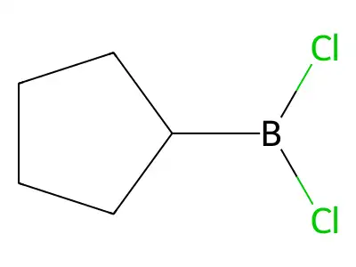 Borane, dichlorocyclopentyl- structure
