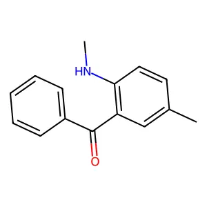 Methanone, [5-methyl-2-(methylamino)phenyl]phenyl- structure