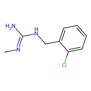 Guanidine, 2-(o-chlorobenzyl)-1-methyl- structure