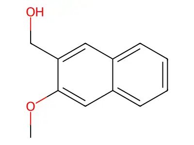 (3-Methoxynaphthalen-2-yl)methanol structure