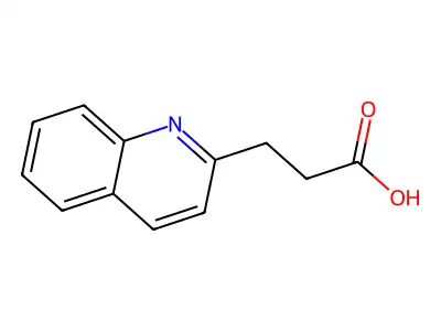 3-(Quinolin-2-yl)propanoic acid structure