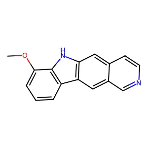 7-methoxy-6H-pyrido[4,3-b]carbazole structure