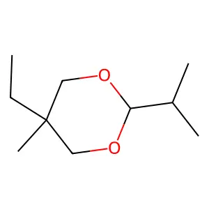 5-Ethyl-5-methyl-2-(propan-2-yl)-1,3-dioxane structure