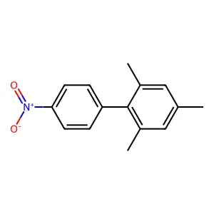 2,4,6-Trimethyl-4'-nitro-1,1'-biphenyl structure