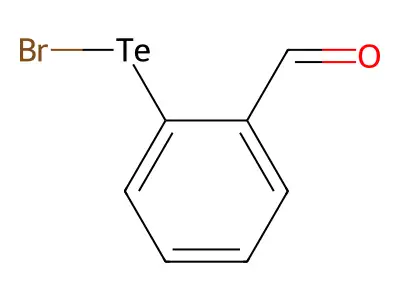 Benzenetellurenyl bromide, 2-formyl- structure