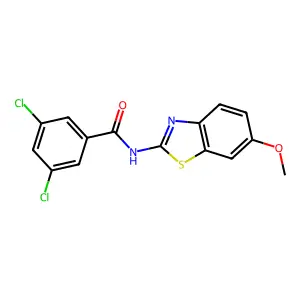 3,5-Dichloro-N-(6-methoxy-1,3-benzothiazol-2-yl)benzamide structure