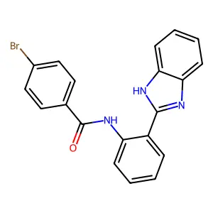 N-[2-(1H-Benzimidazol-2-yl)phenyl]-4-bromobenzamide structure