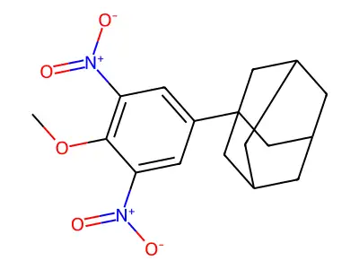 1-(4-Methoxy-3,5-dinitrophenyl)adamantane structure