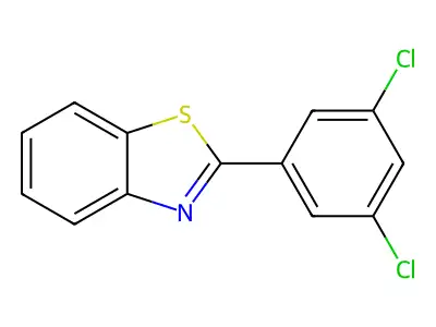 2-(3,5-Dichlorophenyl)-1,3-benzothiazole structure